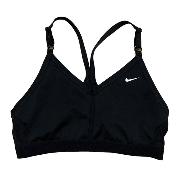 Nike Other - Nike Dri-FIT Indy Light Support V-Neck Sports Bra Black Lightweight Breathable